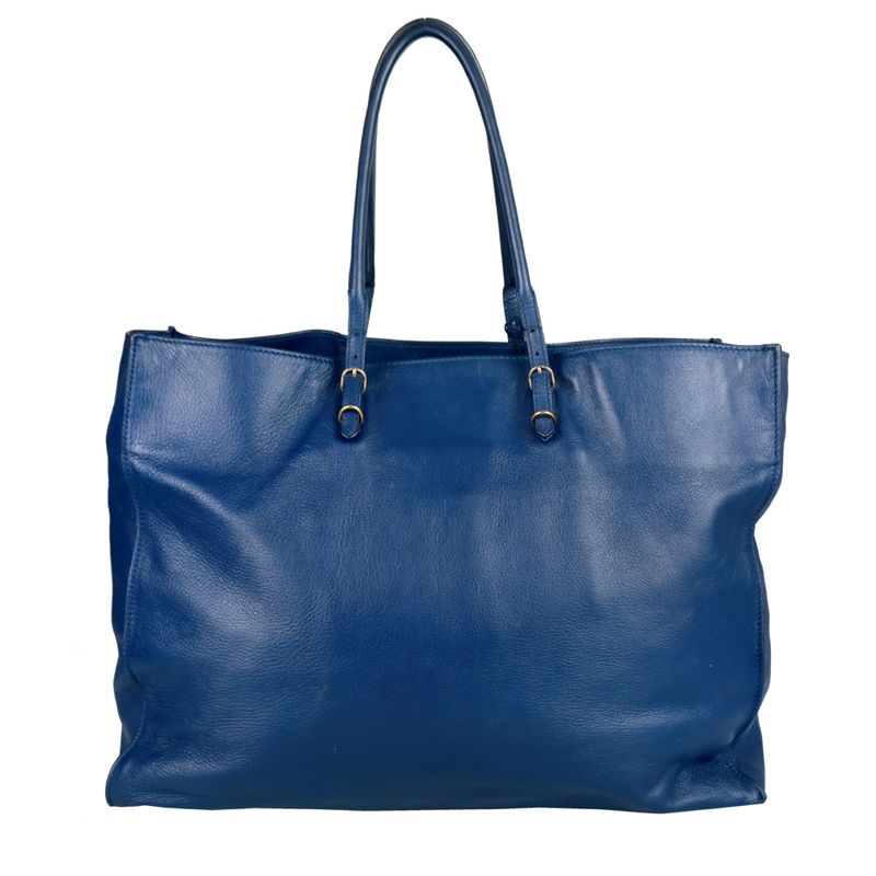 Bolsa-Balenciaga-Papier-Couro-Azul