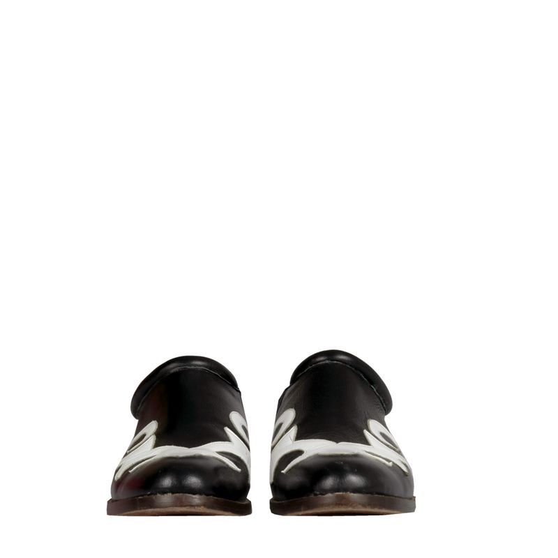 Babouche-Manolita-Couro-Preto