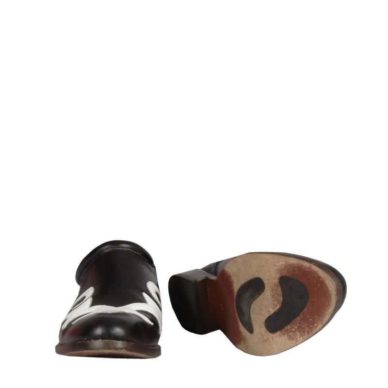 Babouche-Manolita-Couro-Preto