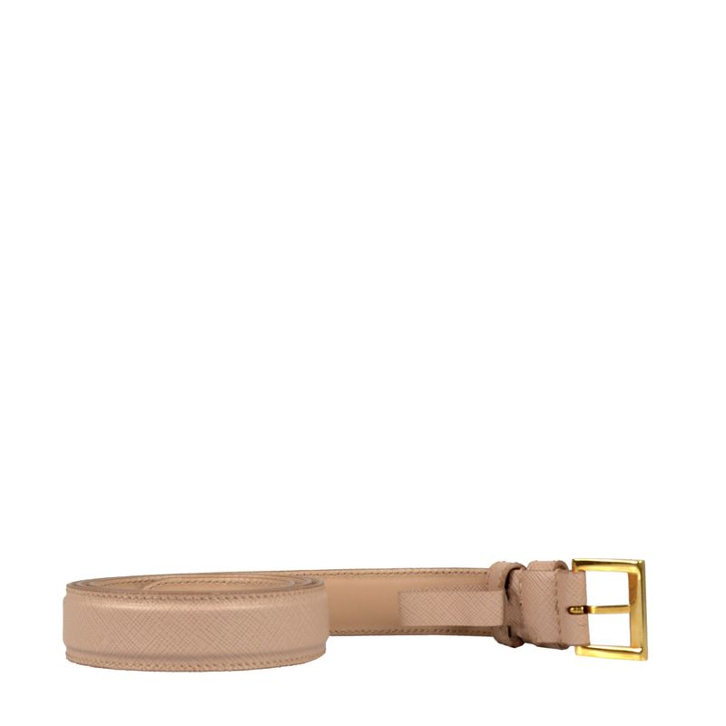Cinto-Prada-Saffiano-Bege
