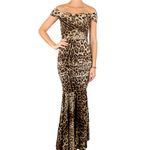 Vestido-Dolce---Gabbana-Onca-Drapeado-Longo