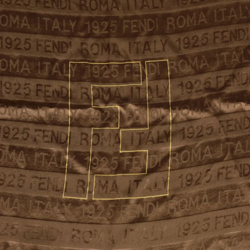 61904-Lenco-Fendi-Marrom-Monograma
