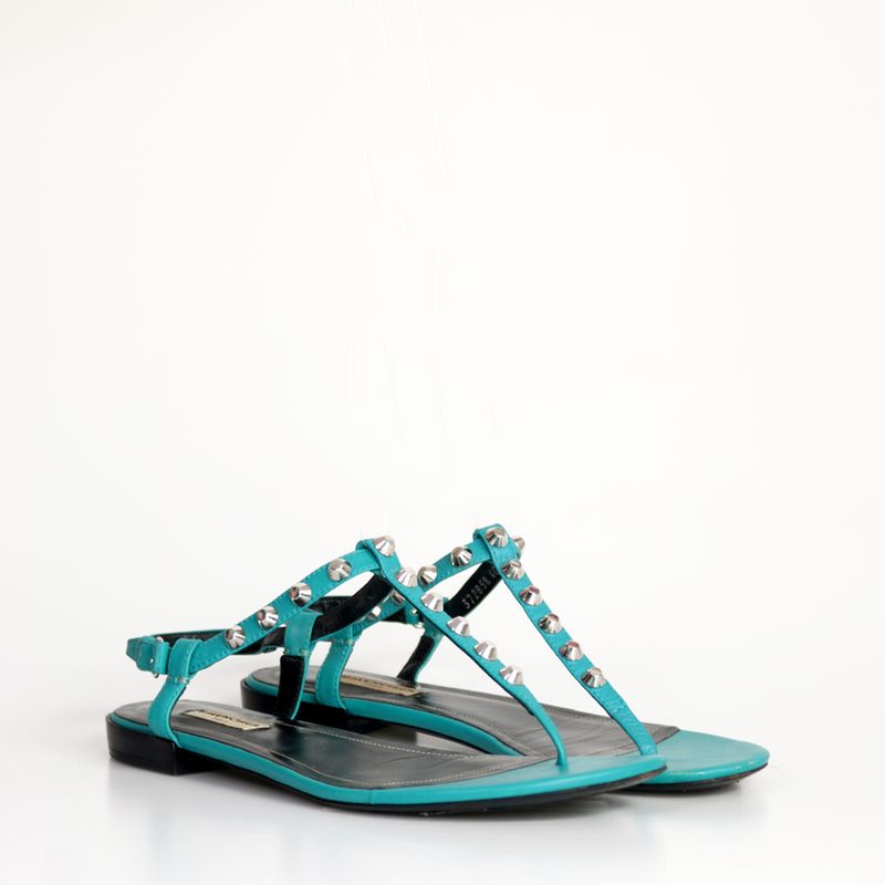 Sandalia-Rasteira-Balenciaga-Couro-Azul