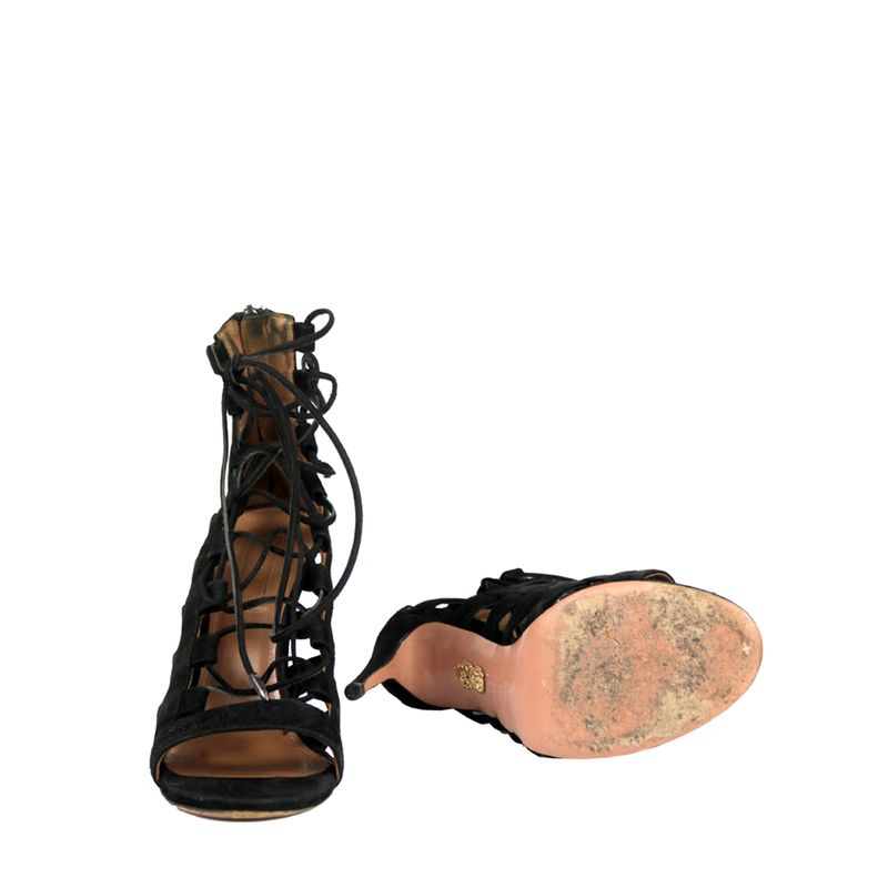 Sandalia-Aquazzura-Camurca-Preta-Lace-Up