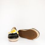 Espadrille-Prada-Couro-Preto-e-Flores