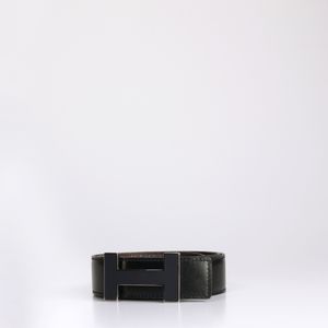 Cinto Hermès Couro Dupla Face