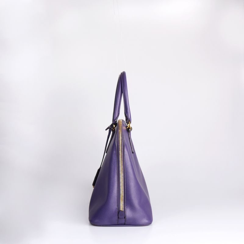 Bolsa-Prada-Promenade-Couro-Saffiano-Roxo