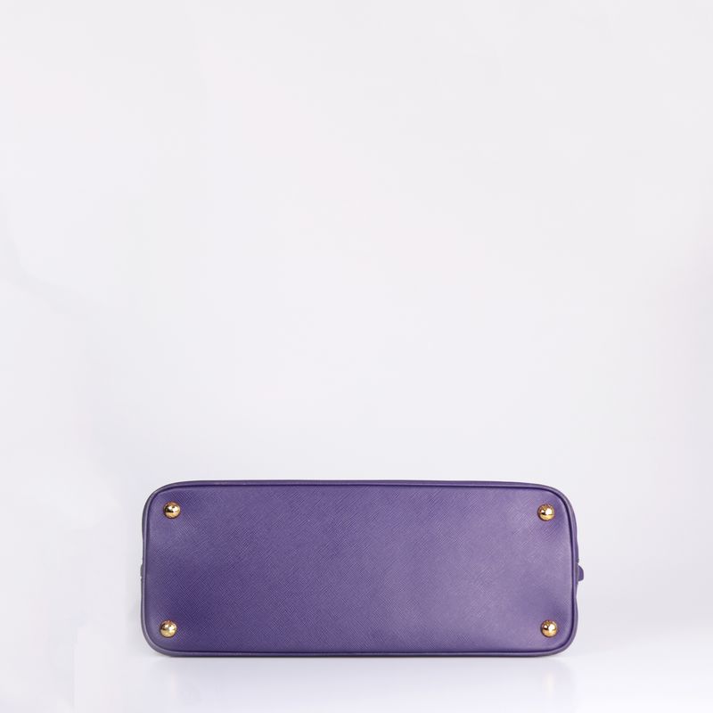 Bolsa-Prada-Promenade-Couro-Saffiano-Roxo