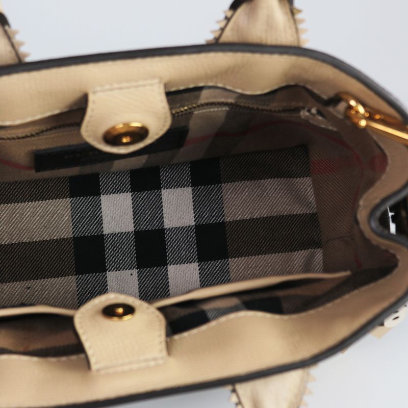 Bolsa-Burberry-Banner-Couro-Bege-com-Franjas