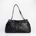Bolsa-Chanel-Couro-Caviar-Preto