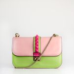 Bolsa-Valentino-Glam-Lock-Bicolor-Verde-e-Rosa