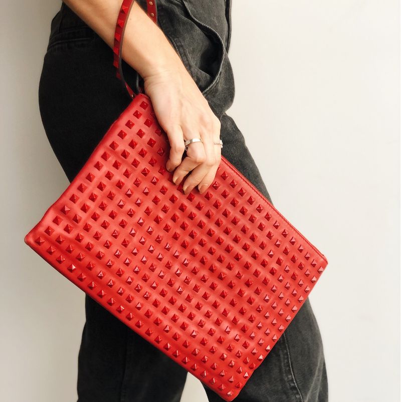 Maxi-Clutch-Valentino-Rockstud-Vermelha