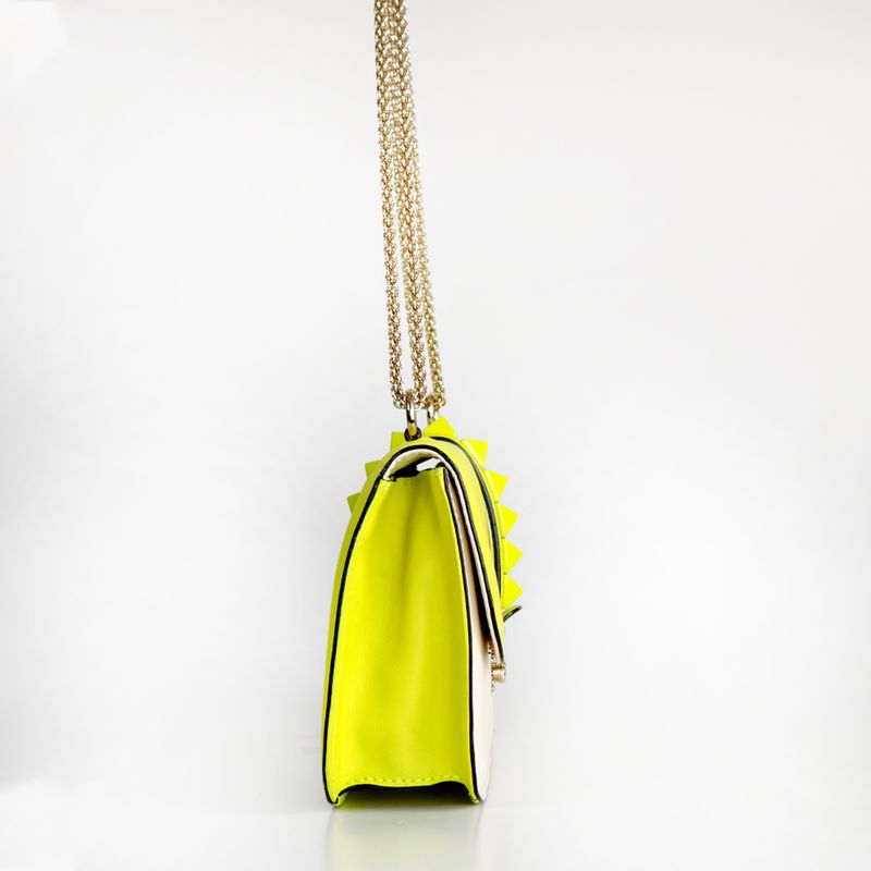 Bolsa-Valentino-Glam-Lock-Bicolor-Neon-e-Creme