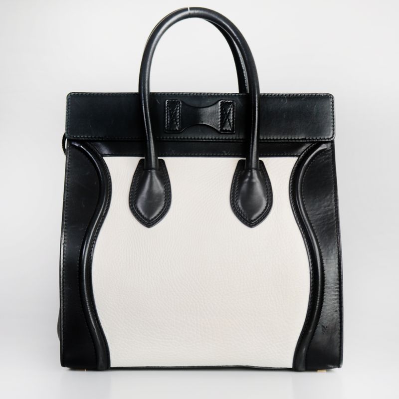 Bolsa-Celine-Luggage-Bicolor-Media