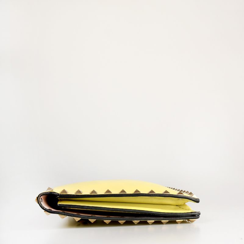 Clutch-Valentino-Rockstud-Amarelo-Pastel