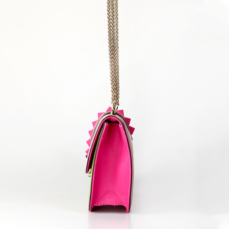 Bolsa-Valentino-Glam-Lock-Bicolor-Verde-e-Rosa