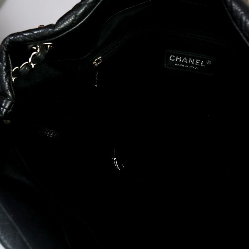 Bolsa-Chanel-Couro-Caviar-Preto