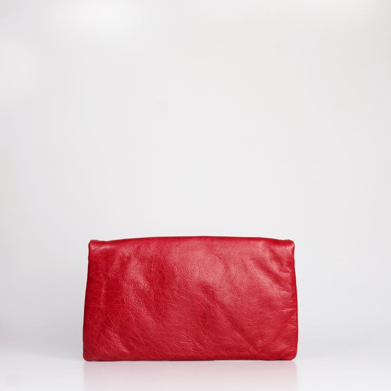62115-Clutch-Balenciaga-Motocross-Couro-Vermelho