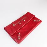 62115-Clutch-Balenciaga-Motocross-Couro-Vermelho