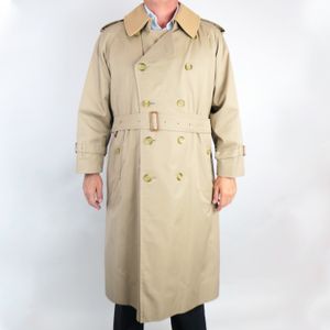 Trench Coat Burberry Gola de Lã