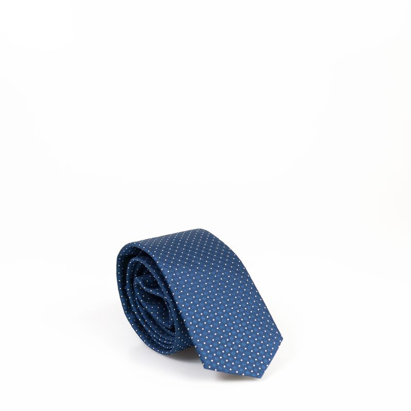 Gravata-Hugo-Boss-Azul-Poa