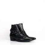 Bota-Saint-Laurent-Couro-Preto