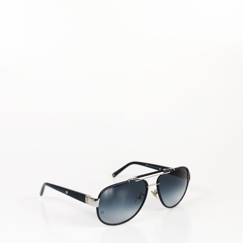 Oculos-Mont-Blanc-Aviador-Couro-Preto