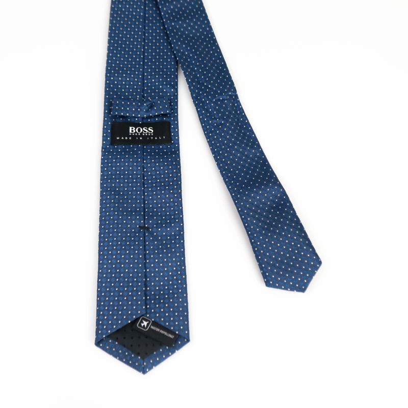 Gravata-Hugo-Boss-Azul-Poa