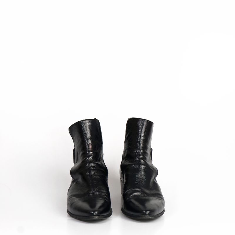 Bota-Saint-Laurent-Couro-Preto
