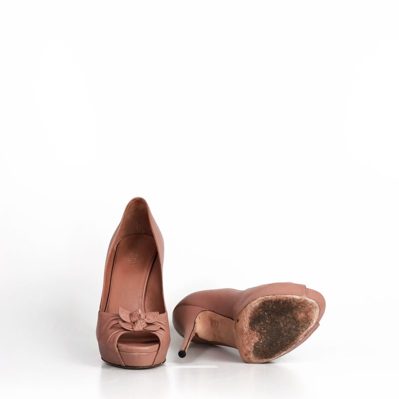 Peep-Toe-Gucci-Couro-Bege