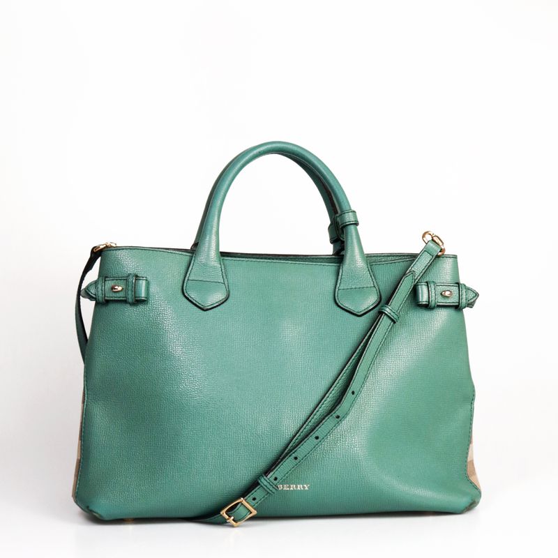 Bolsa-Burberry-Banner-Couro-Verde