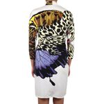 Vestido-Roberto-Cavalli-Branco-e-Marrom