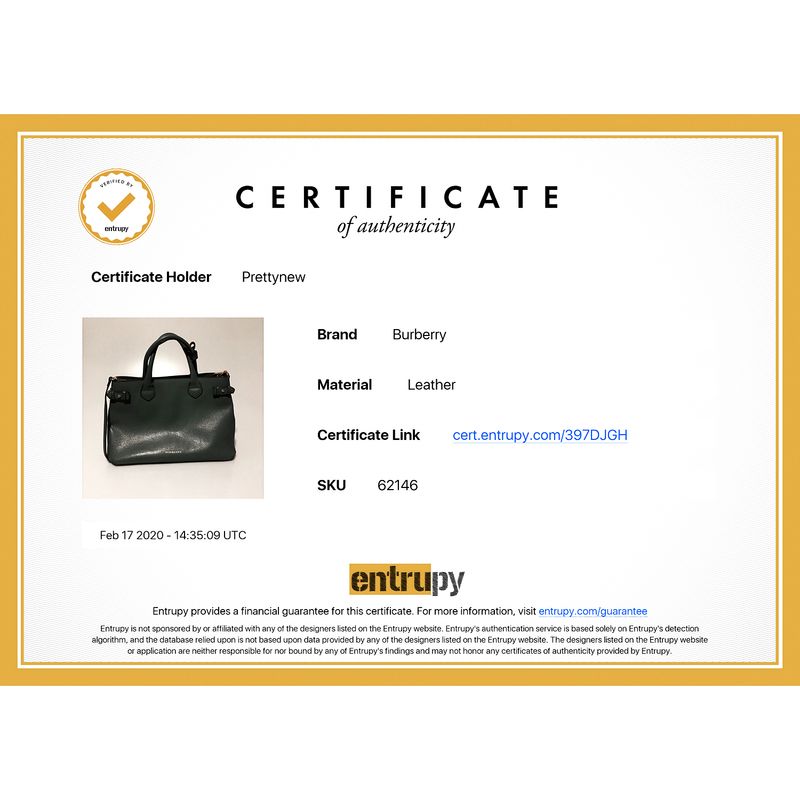 Bolsa-Burberry-Banner-Couro-Verde