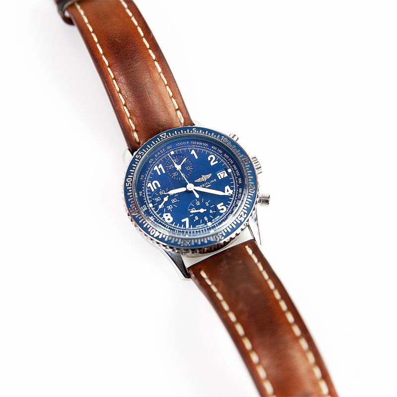Relogio-Breitling-Chronomat-Couro