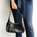 Bolsa-Salvatore-Ferragamo-Hobo-Couro-Preto