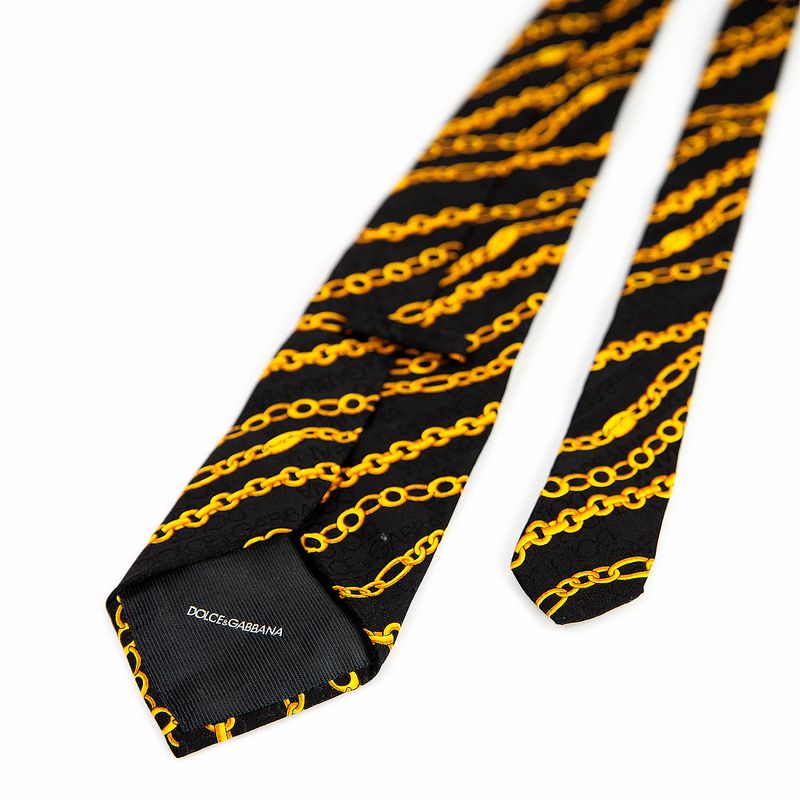 Gravata-Dolce---Gabbana-Correntes-Preta