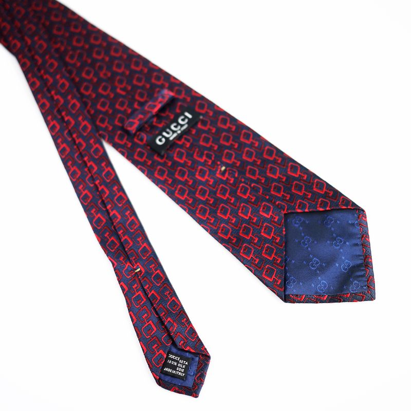 Gravata-Gucci-Azul-Marinho