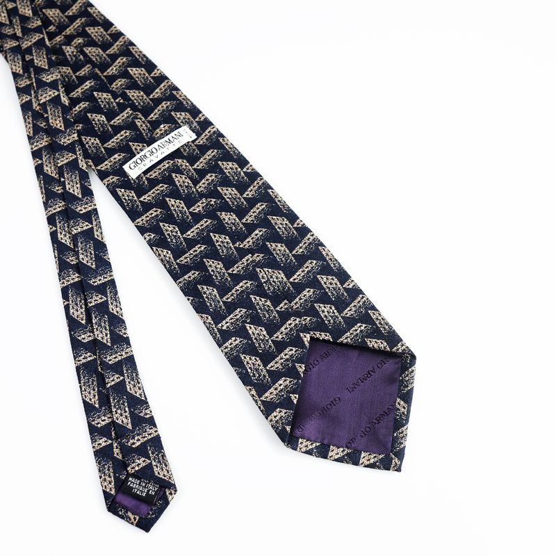 Gravata-Giorgio-Armani-Azul-Marinho-Geometrica