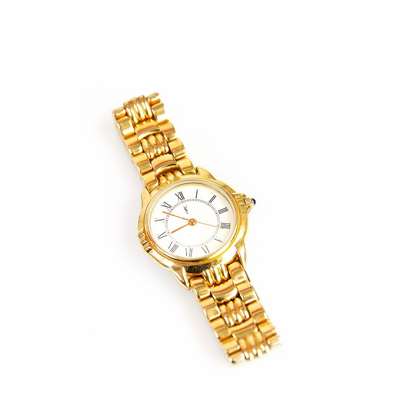 Relogio-Saint-Laurent-Dourado