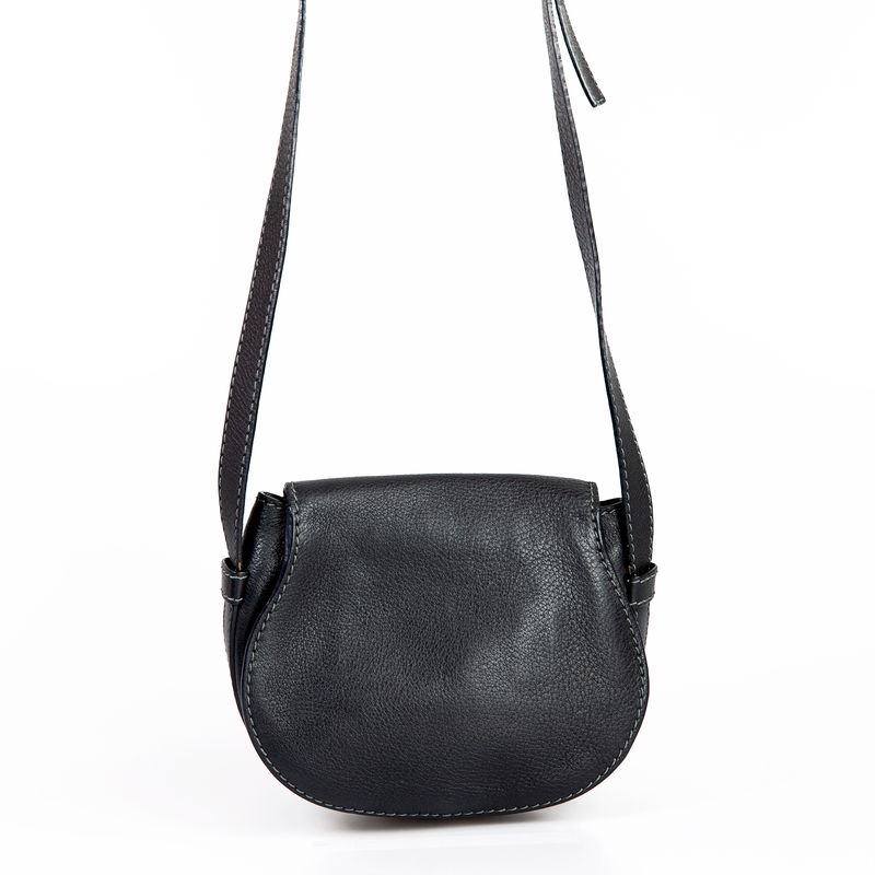 Bolsa-Chloe-Marcie-Saddle-Couro-Preta
