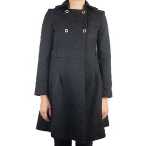 Sobretudo Burberry Brocado Preto