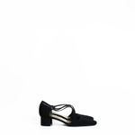 Sapato-Yves-Saint-Laurent-Preto-Vintage