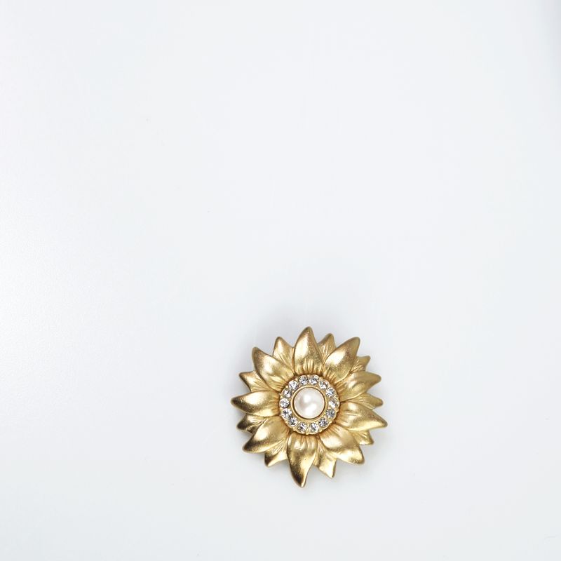 Broche-Swarovski-Girassol-Perola