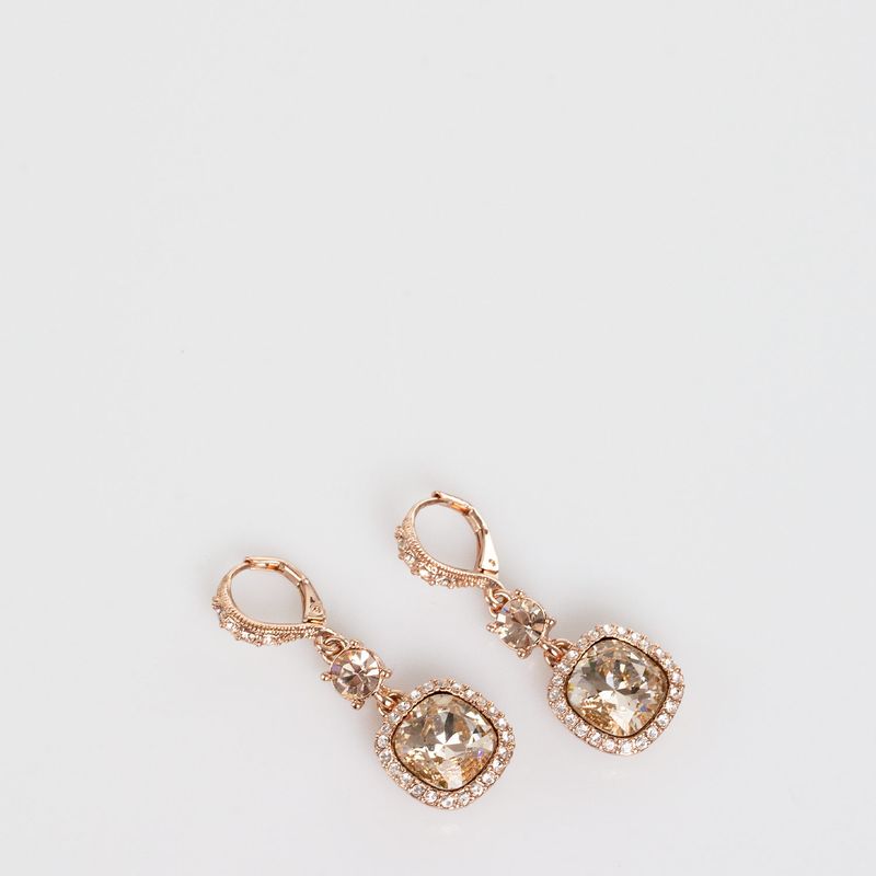 Brinco-Givenchy-Strass-Rose