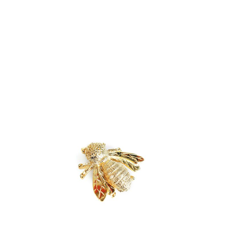 Broche-Givenchy-Abelha-Dourado
