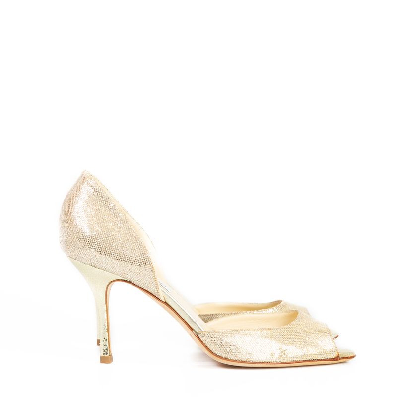 Peep-Toe-Jimmy-Choo-Dourado