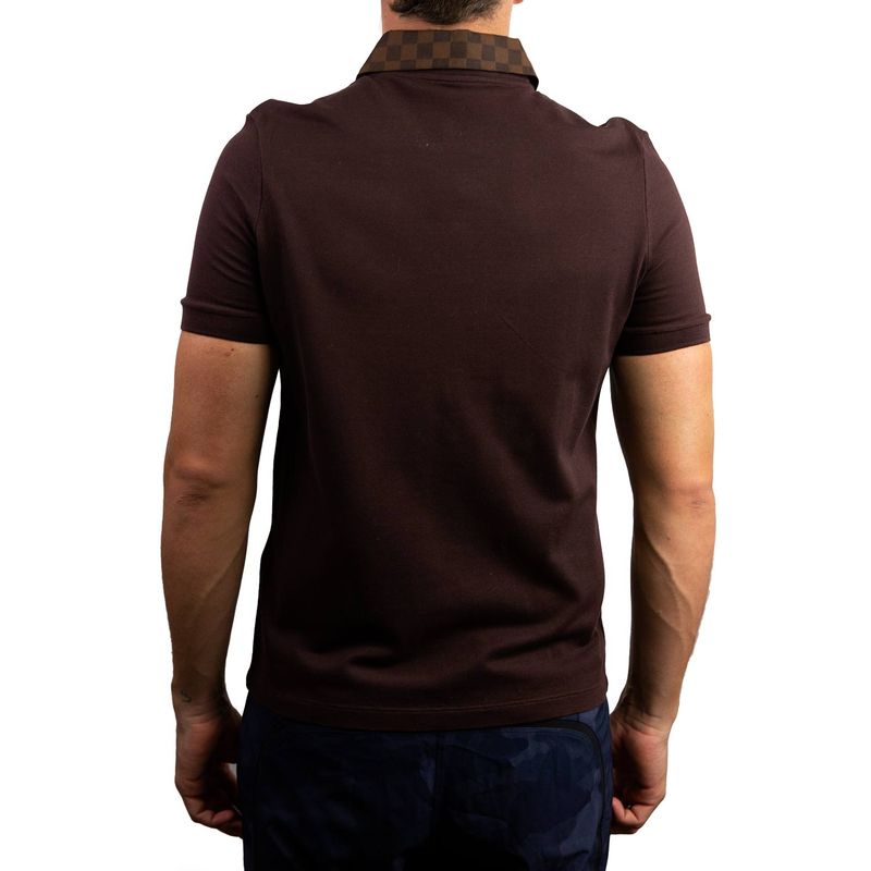 Camisa-Polo-Louis-Vuitton-Marrom