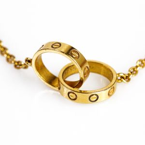 Colar Love Cartier Ouro Amarelo