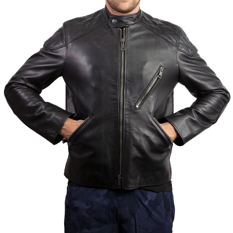 Jaqueta-Burberry-Couro-Preto