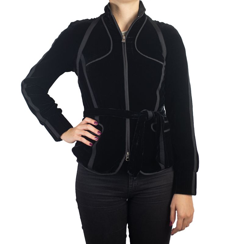 Casaco-Armani-Exchange-Veludo-Preto